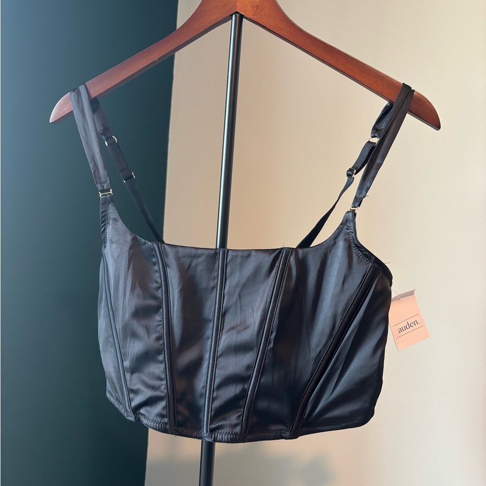 Target Auden Black Corset-Style Bralette